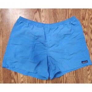 Patagonia Baggies Mens XXL Blue Lined Shorts 4.5” Inseam Pockets Swim Trunks